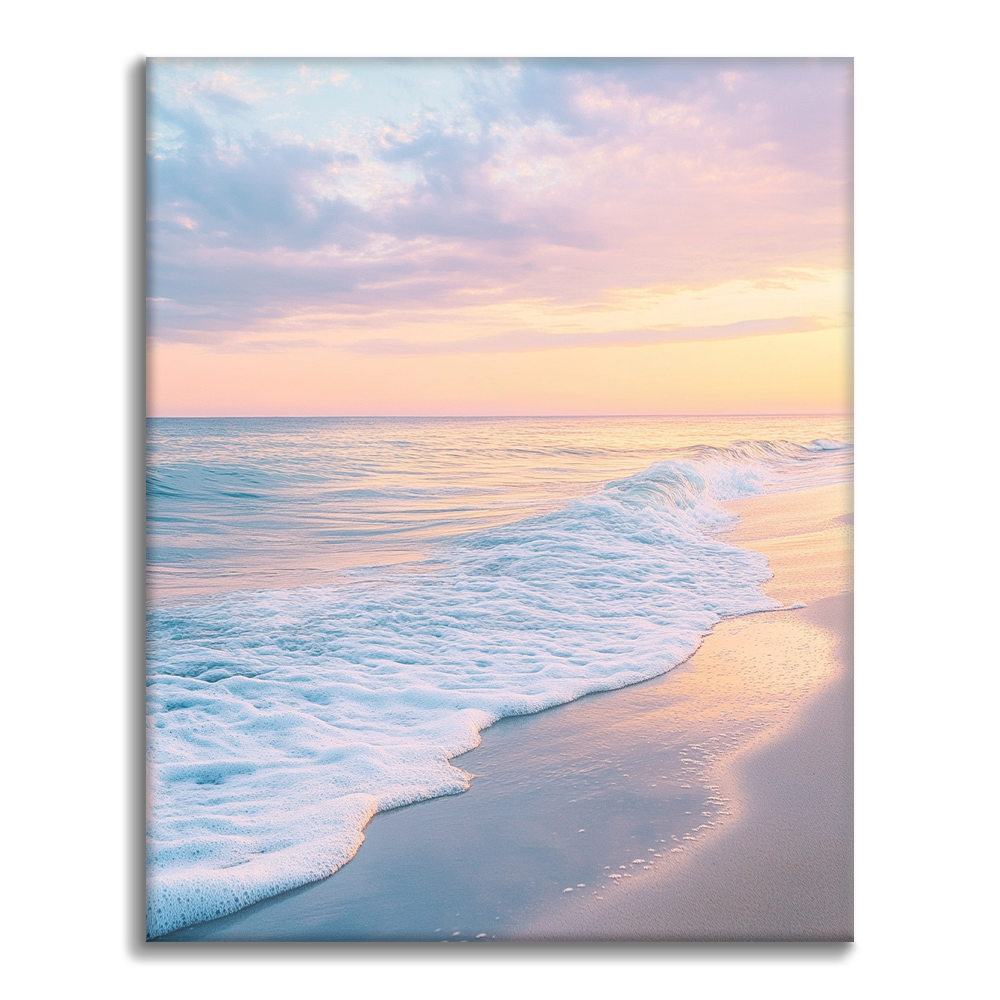 Playa Tranquila Al Amanecer - Pintar por Números