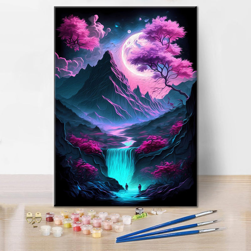 Arte del Valle de Sakura - Pintar por Números