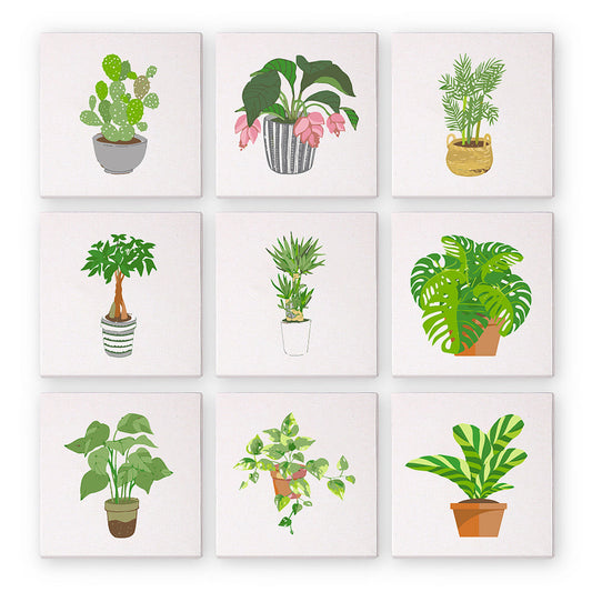 Plantas Verdes - Pintar por Números