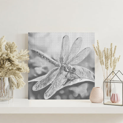Colorful Dragonfly - Pintura por puntos