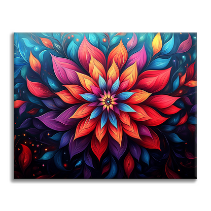 Flor Mística - Pintar por Números