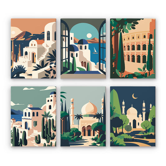 Edificios Famosos - Pintar por Números