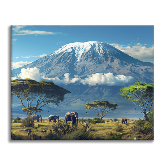 Monte Kilimanjaro - Pintar por Números