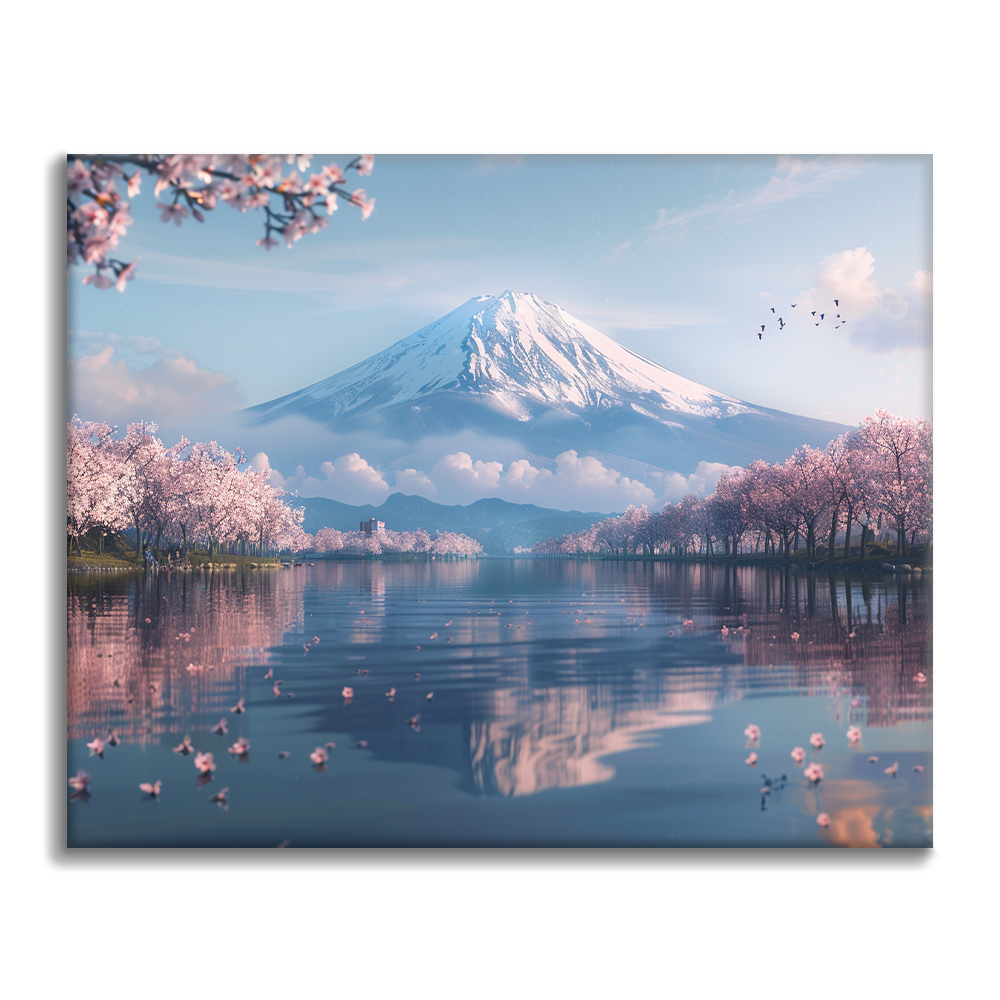 Monte Fuji - Pintar por Números