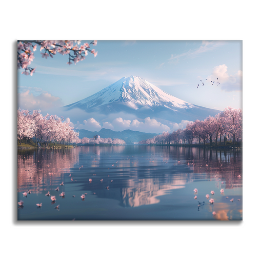 Monte Fuji - Pintar por Números