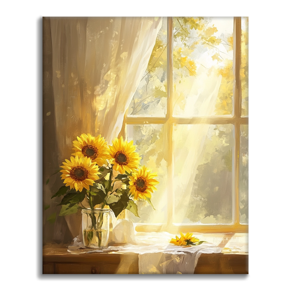 Girasoles - Pintar por Números