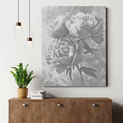 Pink Peony - Pintura por puntos