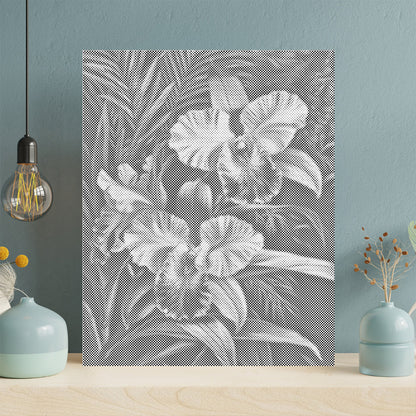 Pink Orchid - Pintura por puntos