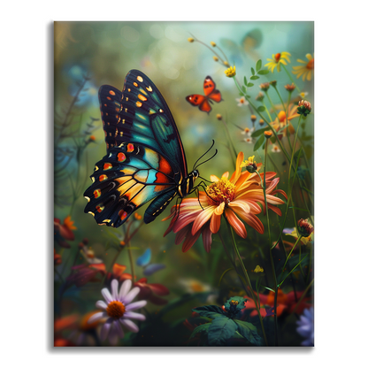Mariposa Colorida - Pintar por Números