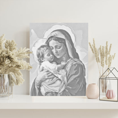 Holy Embrace - Pintura por puntos