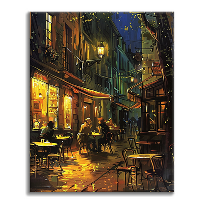 Café De La Esquina - Pintar por Números