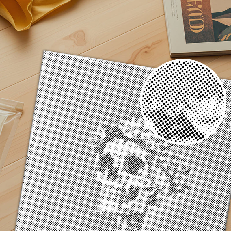 Smiling Skull - Pintura por puntos