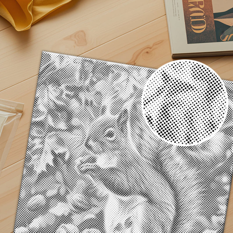 Squirrel In Autumn Leaves - Pintura por puntos
