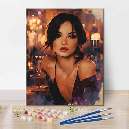 Elegancia En La Noche - Pintar por Números