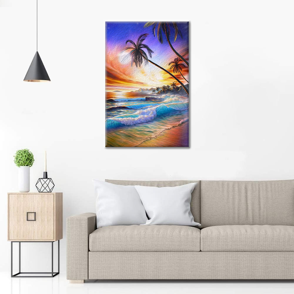 Playa Tropical - Pintar por Números