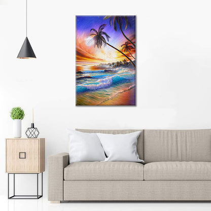 Playa Tropical - Pintar por Números