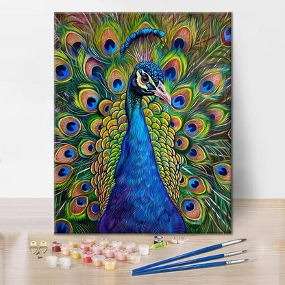 Pavo Real - Pintar por Números