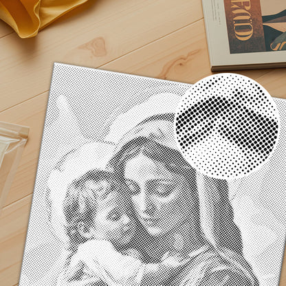 Holy Embrace - Pintura por puntos