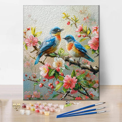 Pájaros cantores - Pintar por Números