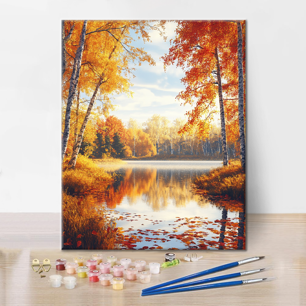 Bosque De Otoño - Pintar por Números