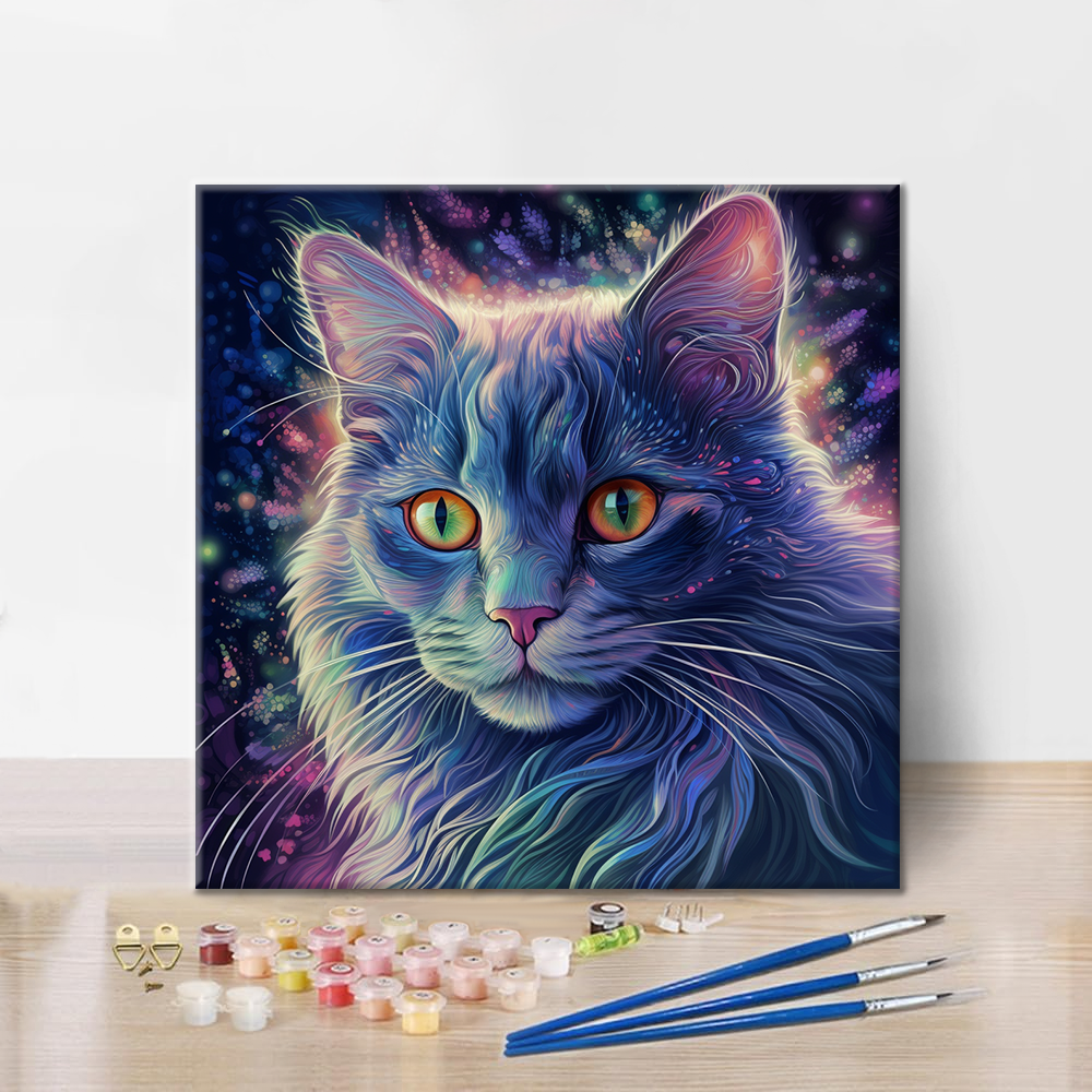 Gatito Mágico - Pintar por Números