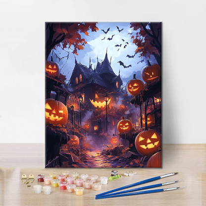 Castillo De Calabaza - Pintar por Números