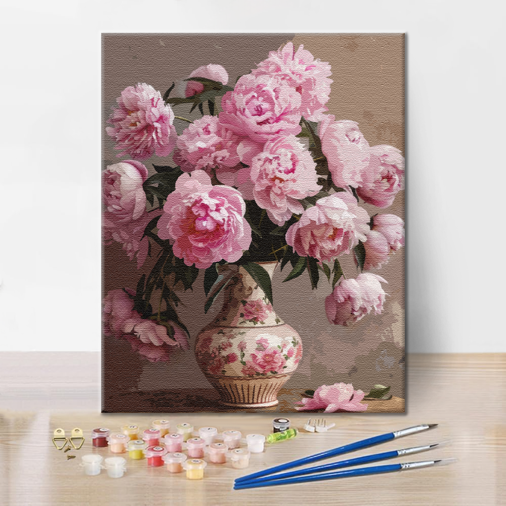 Peonía - Pintar por Números