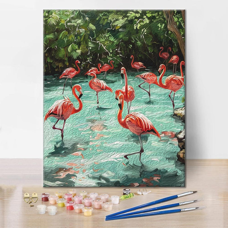 Flamencos - Pintar por Números