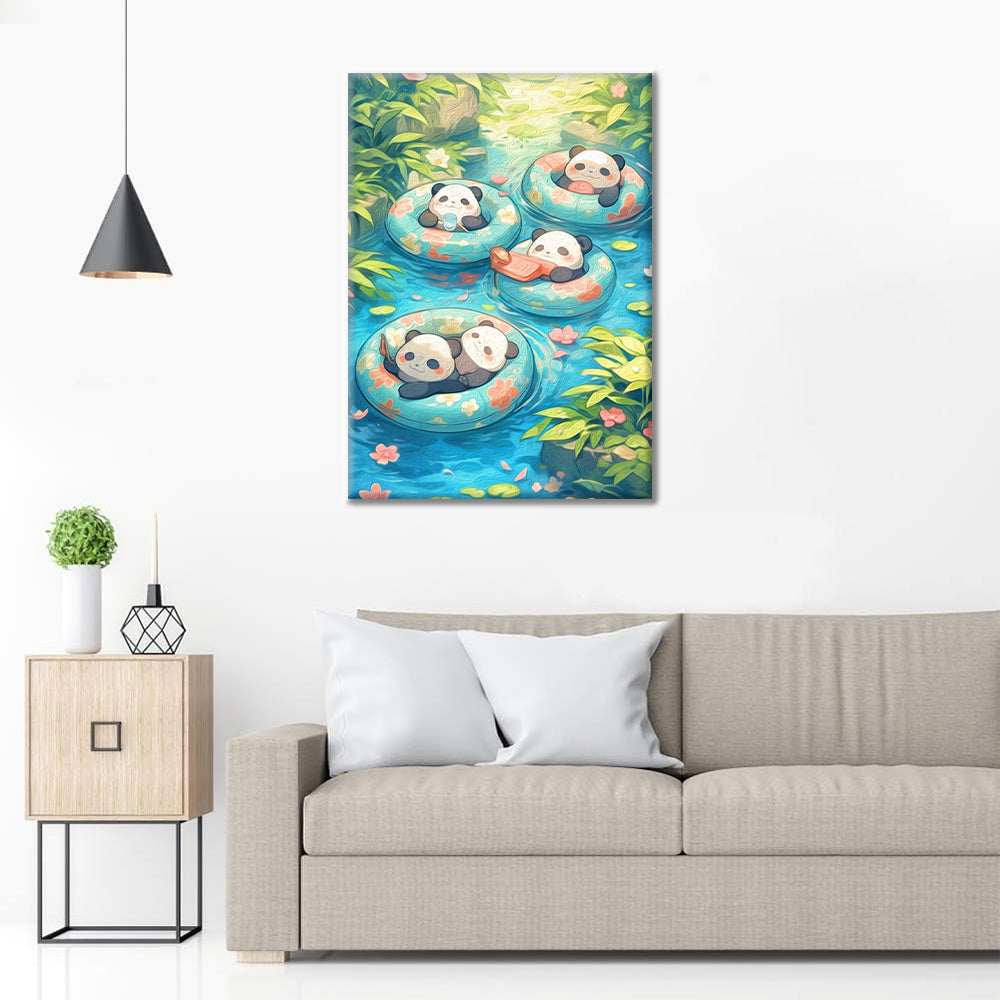 Lindo Panda - Pintar por Números
