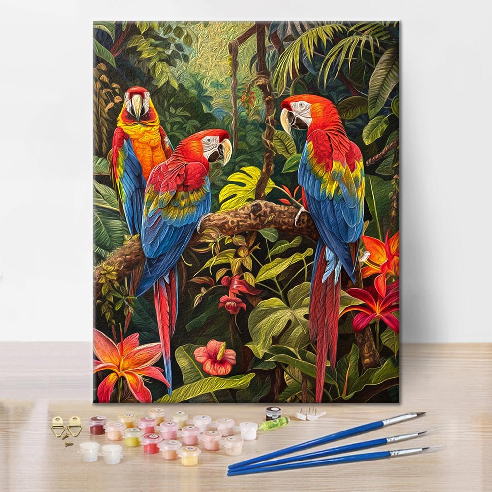 Guacamayo - Pintar por Números