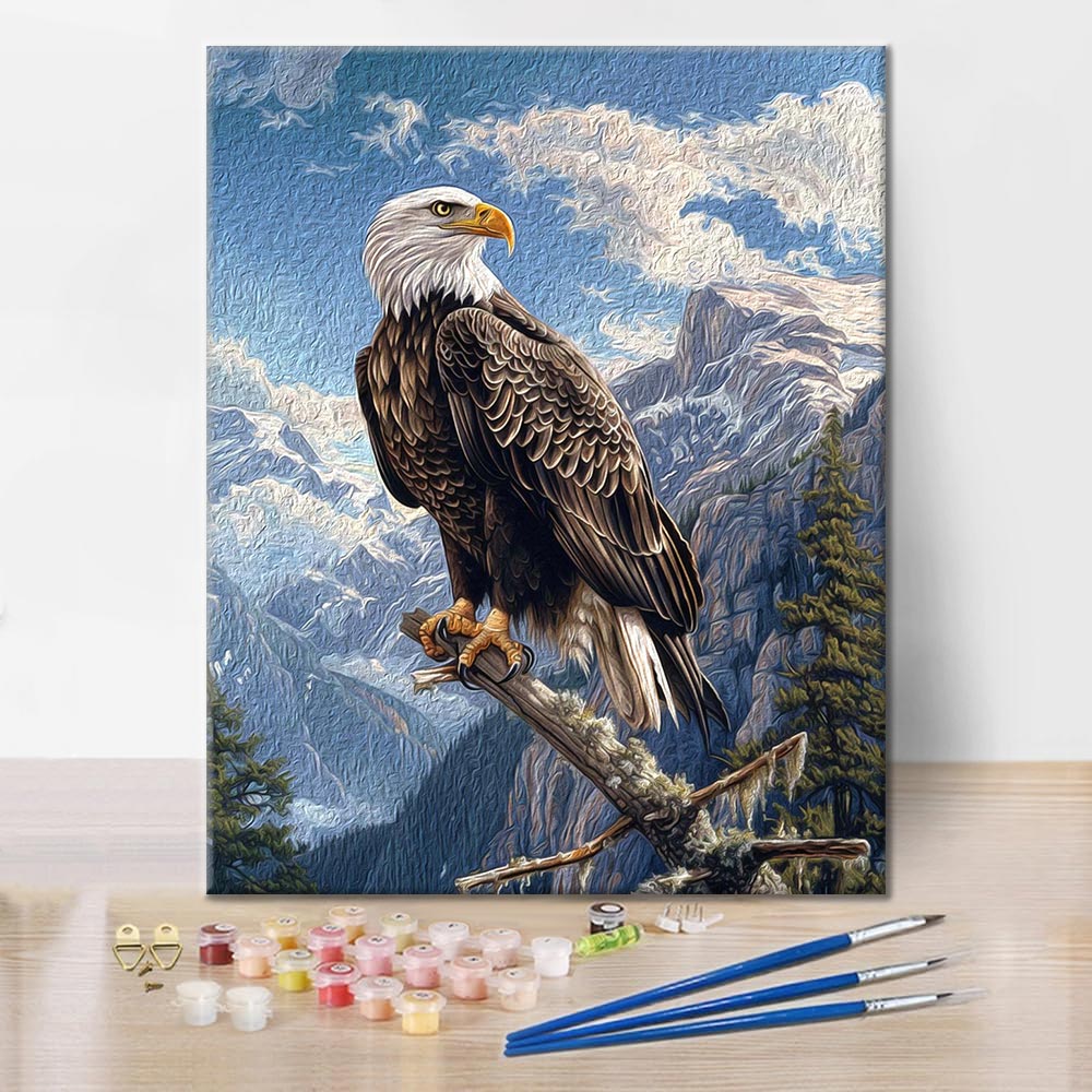 Águila Calva - Pintar por Números