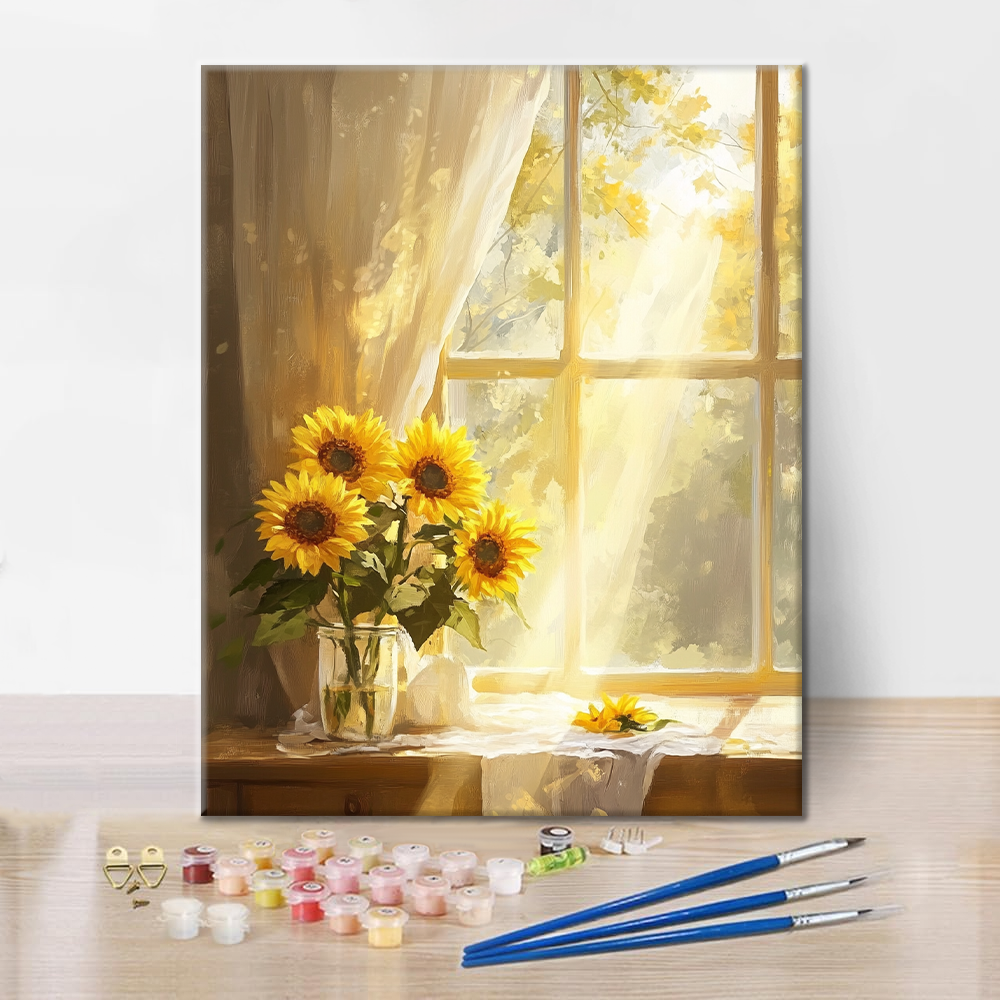 Girasoles - Pintar por Números