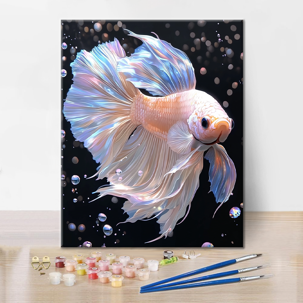 Pez Betta Joya - Pintar por Números