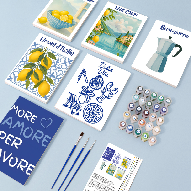 Encanto Italiano – Pintar por números