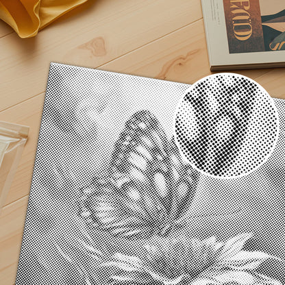 Vibrant Butterfly - Pintura por puntos