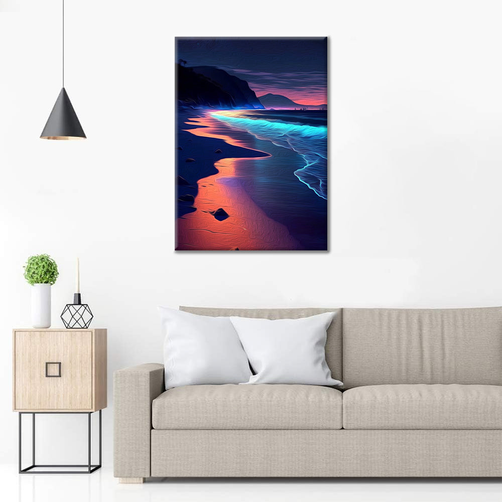 Playa Colorida Y Brillante - Pintar por Números