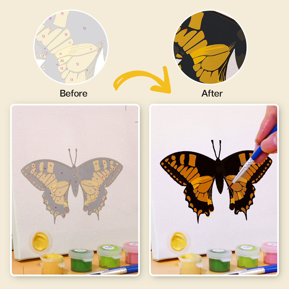 Mariposa - Pintar por Números
