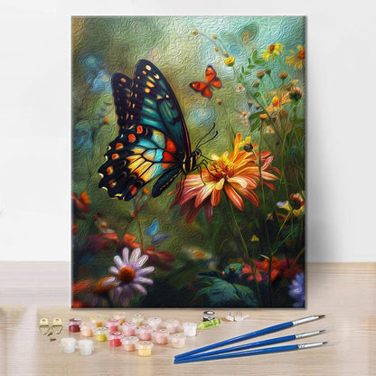 Mariposa Colorida - Pintar por Números