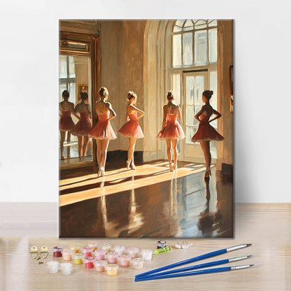 Bailarines De Ballet - Pintar por Números