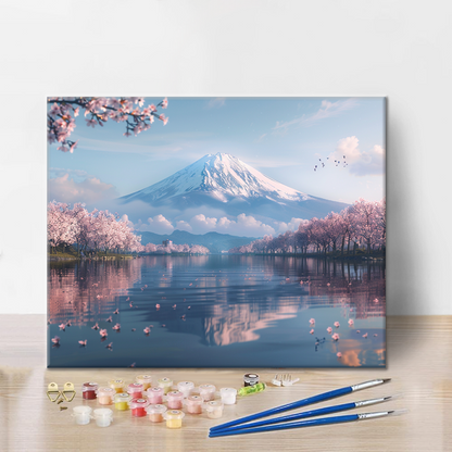 Monte Fuji - Pintar por Números