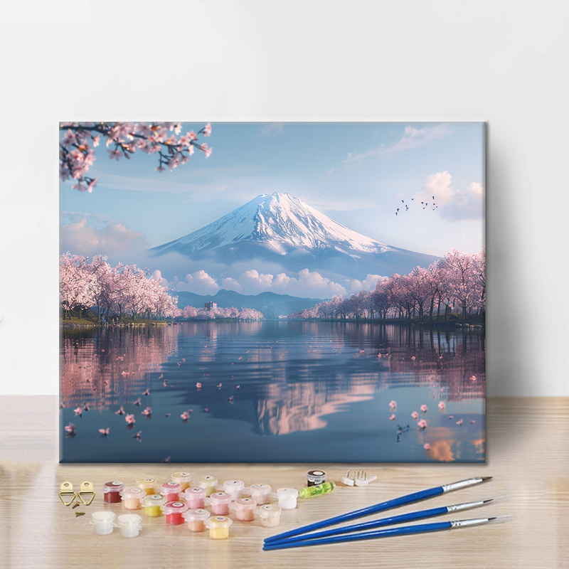 Monte Fuji - Pintar por Números