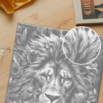 Foliage and Lion's Fury - Pintura por puntos