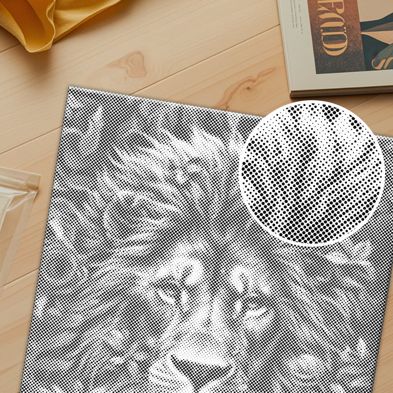Foliage and Lion's Fury - Pintura por puntos