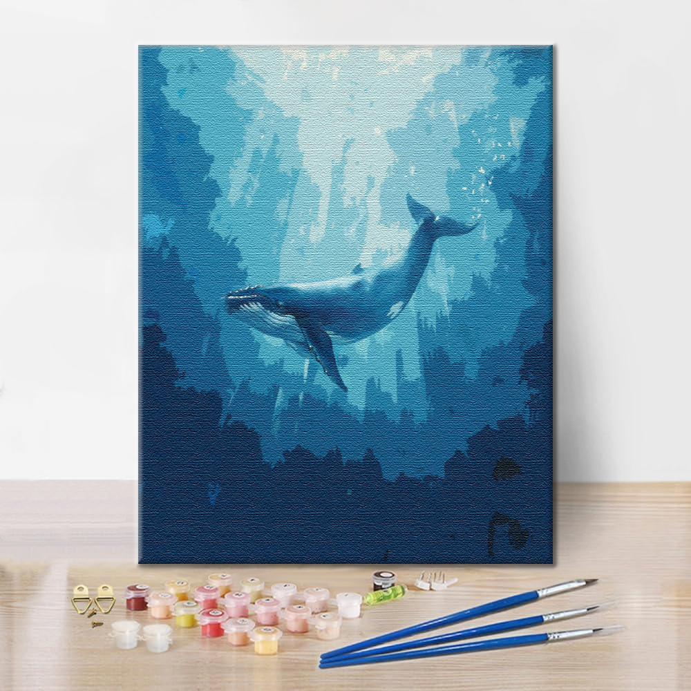 Ballena Azul - Pintar por Números