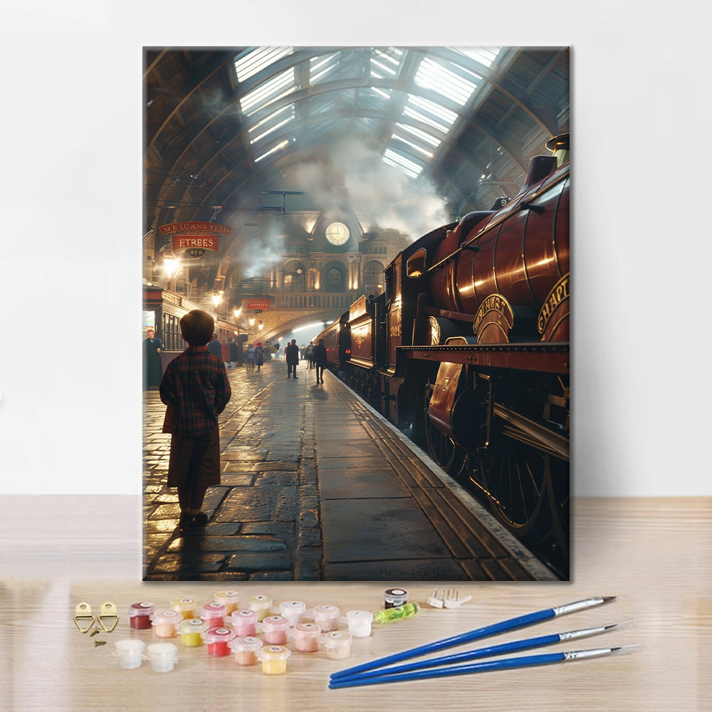 Estación - Pintar por Números