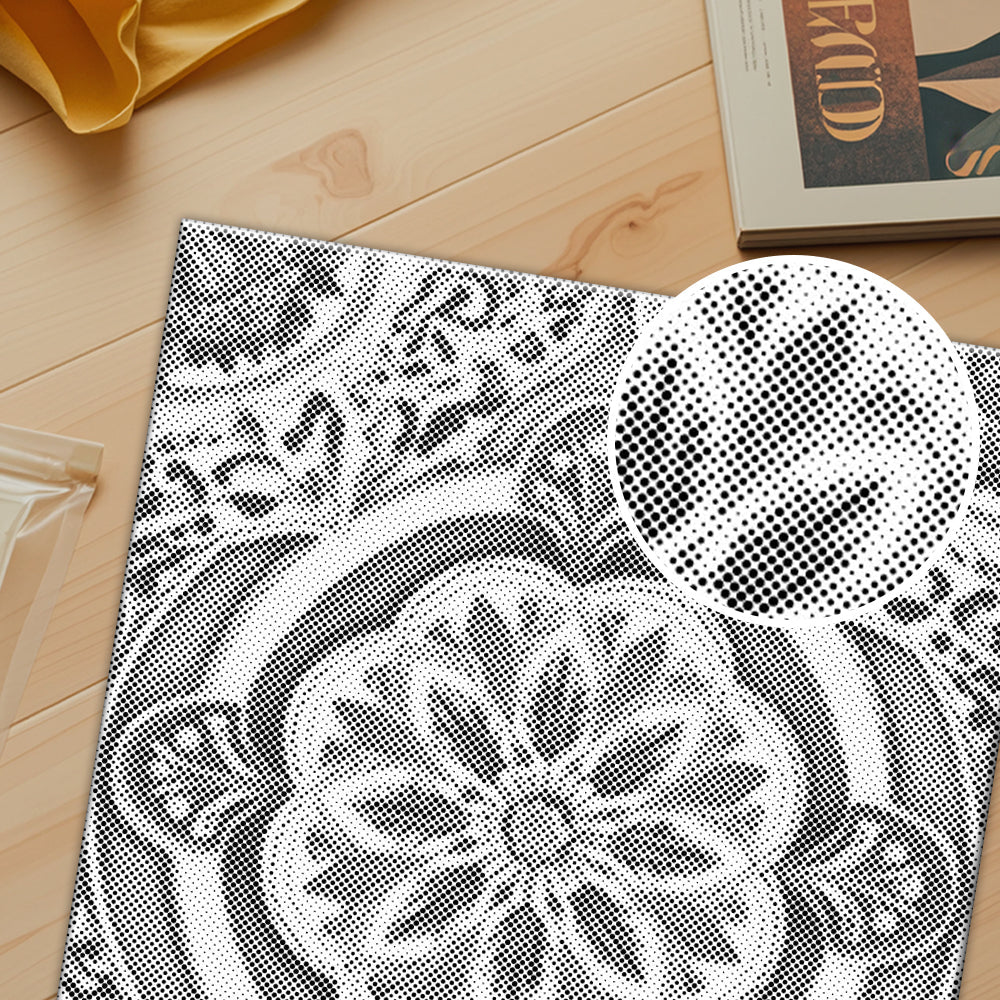 Golden Green Mandala - Pintura por puntos