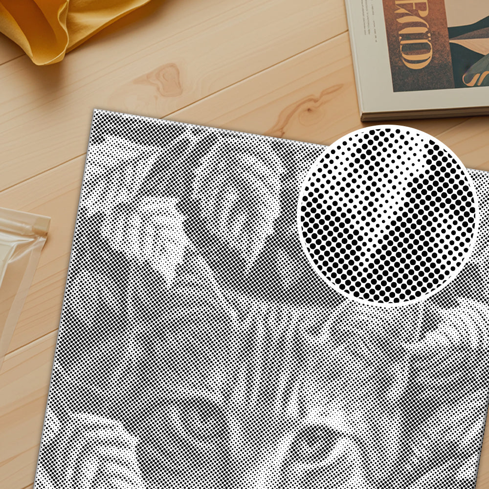 Leaves and Cat - Pintura por puntos