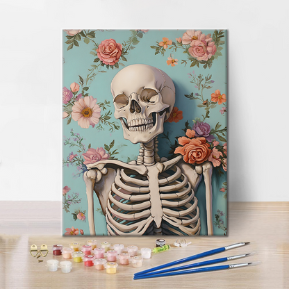 Calavera Sonriente - Pintar por Números