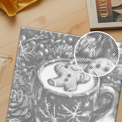Gingerbread Man and Hot Tea - Pintura por puntos