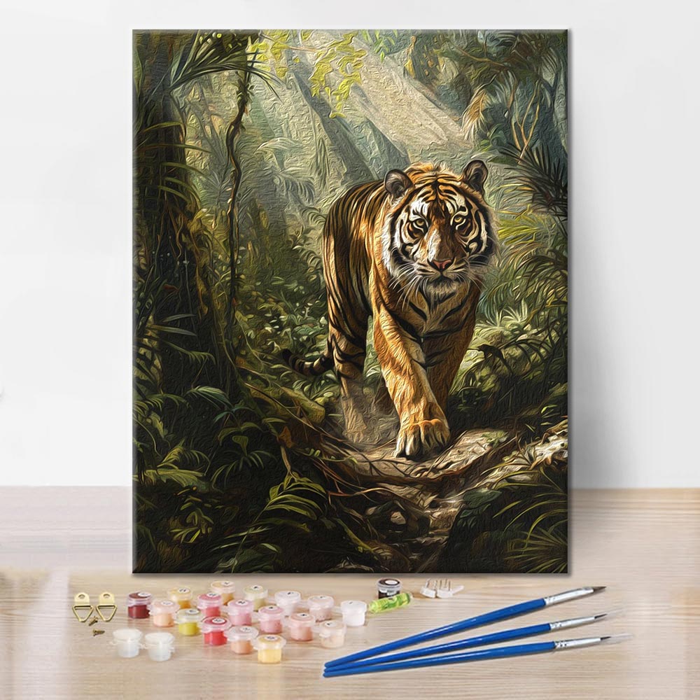 Tigre De Bengala - Pintar por Números